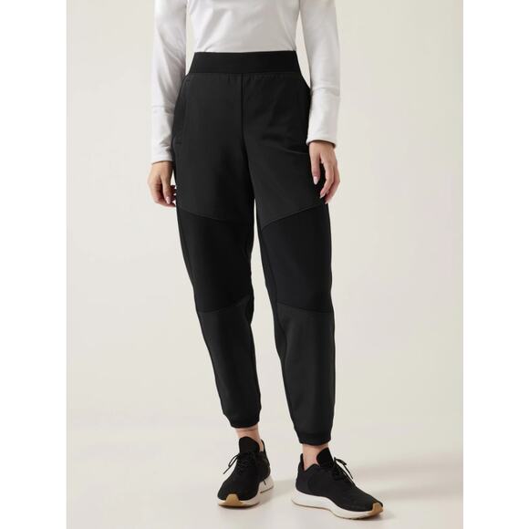 Athleta Get Set Hybrid Joggers Black Size L - Picture 1 of 4